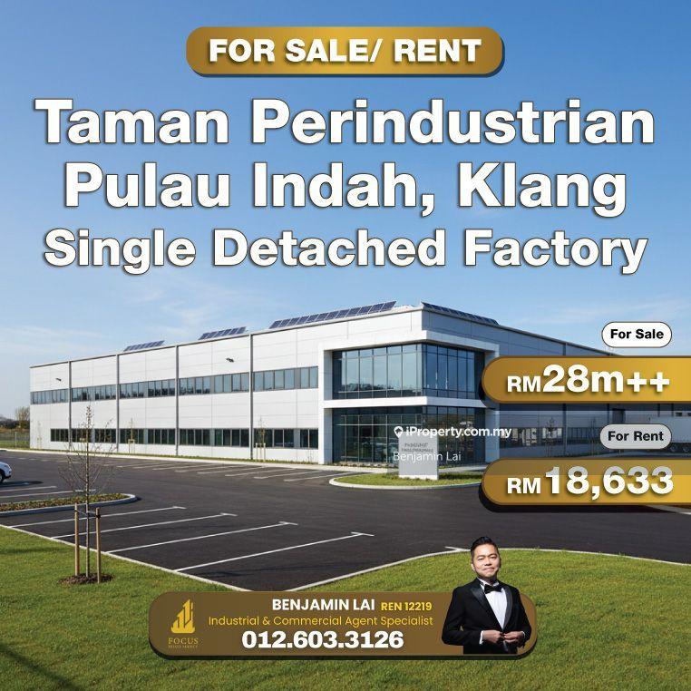 Taman Perindustrian Pulau Indah, Klang Warehouse For Sale/ Rent