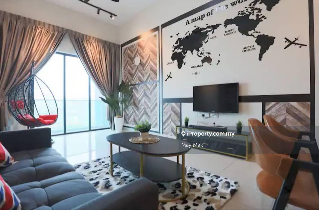Fully Furnished Nice Sea View 2 Rooms Ong Kim Wee Melaka Town for Rent