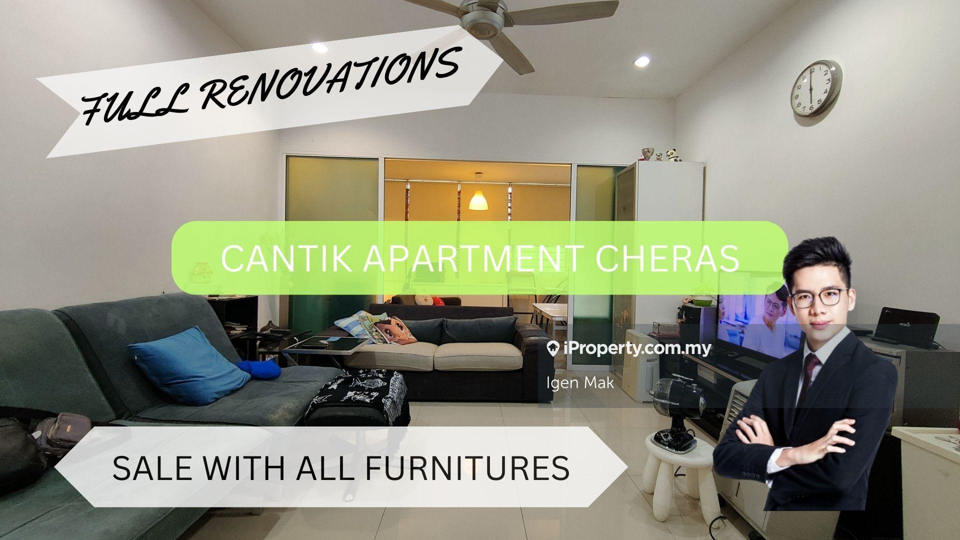 Cantik Apartment, Full Renovations and Full Furnished For Sale