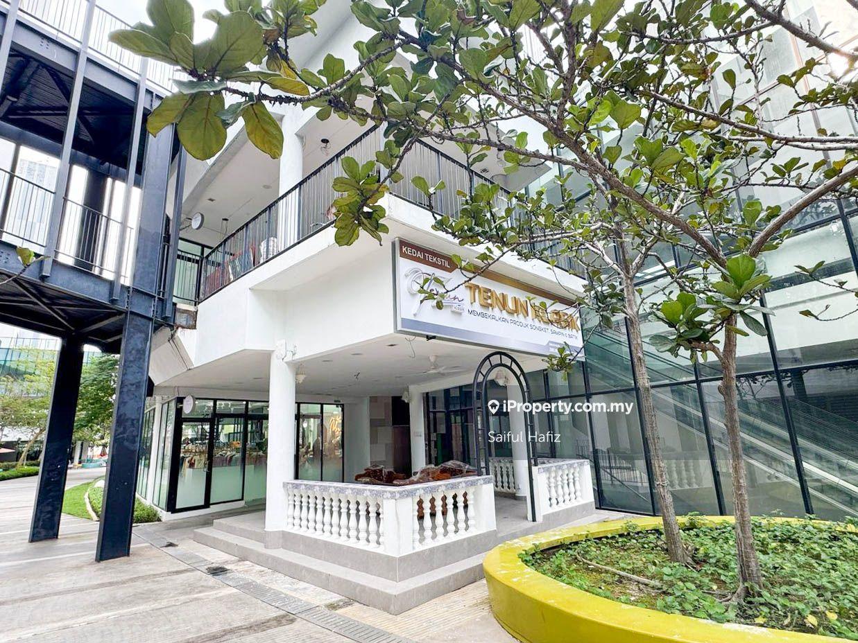 Furnished Retail Space Two Floor Glass Podium with outdoor covered 