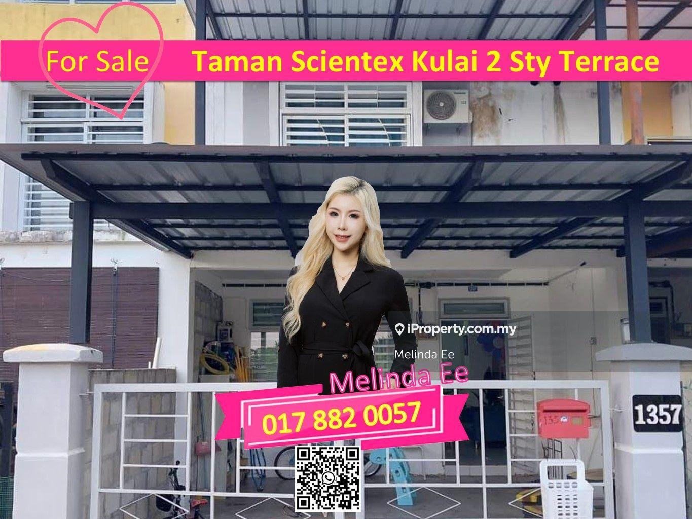Kulai Taman Scientex Nice 2 Storey Terrace 4bed Can Full Loan