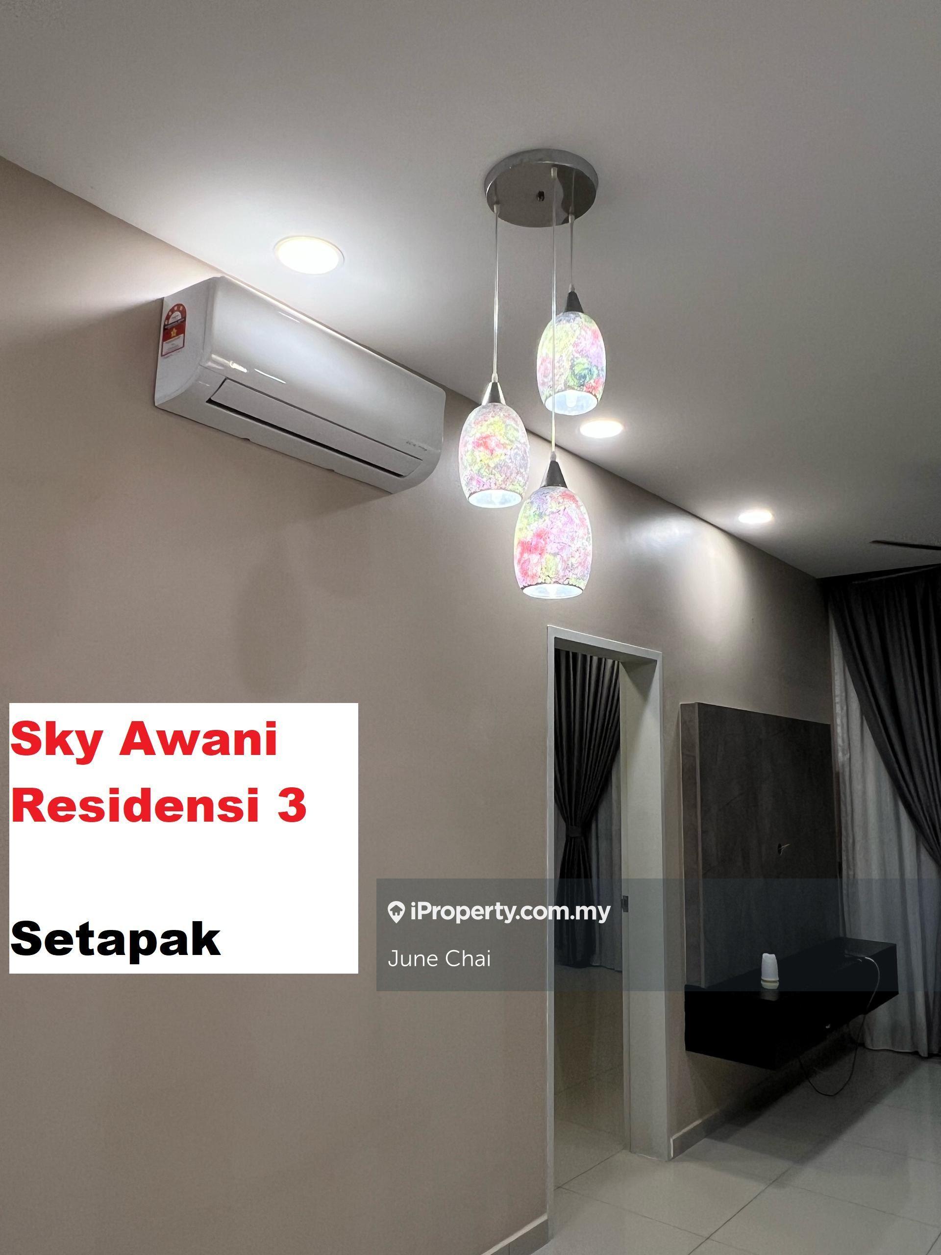 Nice Unit @ Skyawani 3 Setapak, Easy Access Sentul,KL City,GH KL