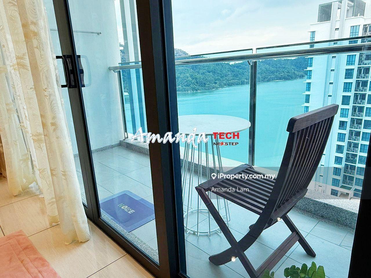Sea and Pool View condominium at Queensbay Mall