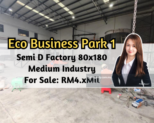 Eco Business Park 1, Semi D Factory 80x180, Medium Industry