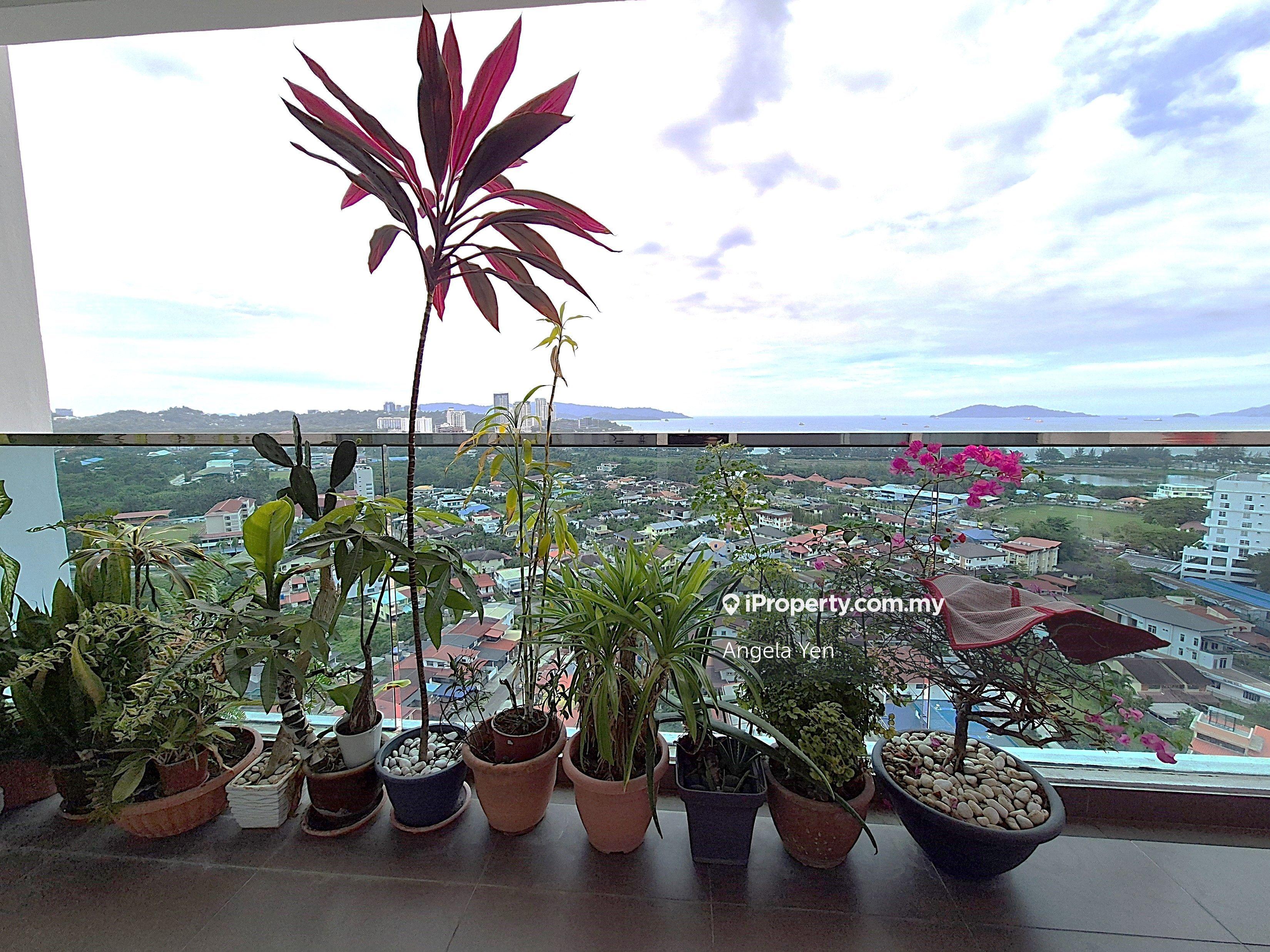 The Bay Residences, 18th floor, breathtaking sea view of Likas Bay