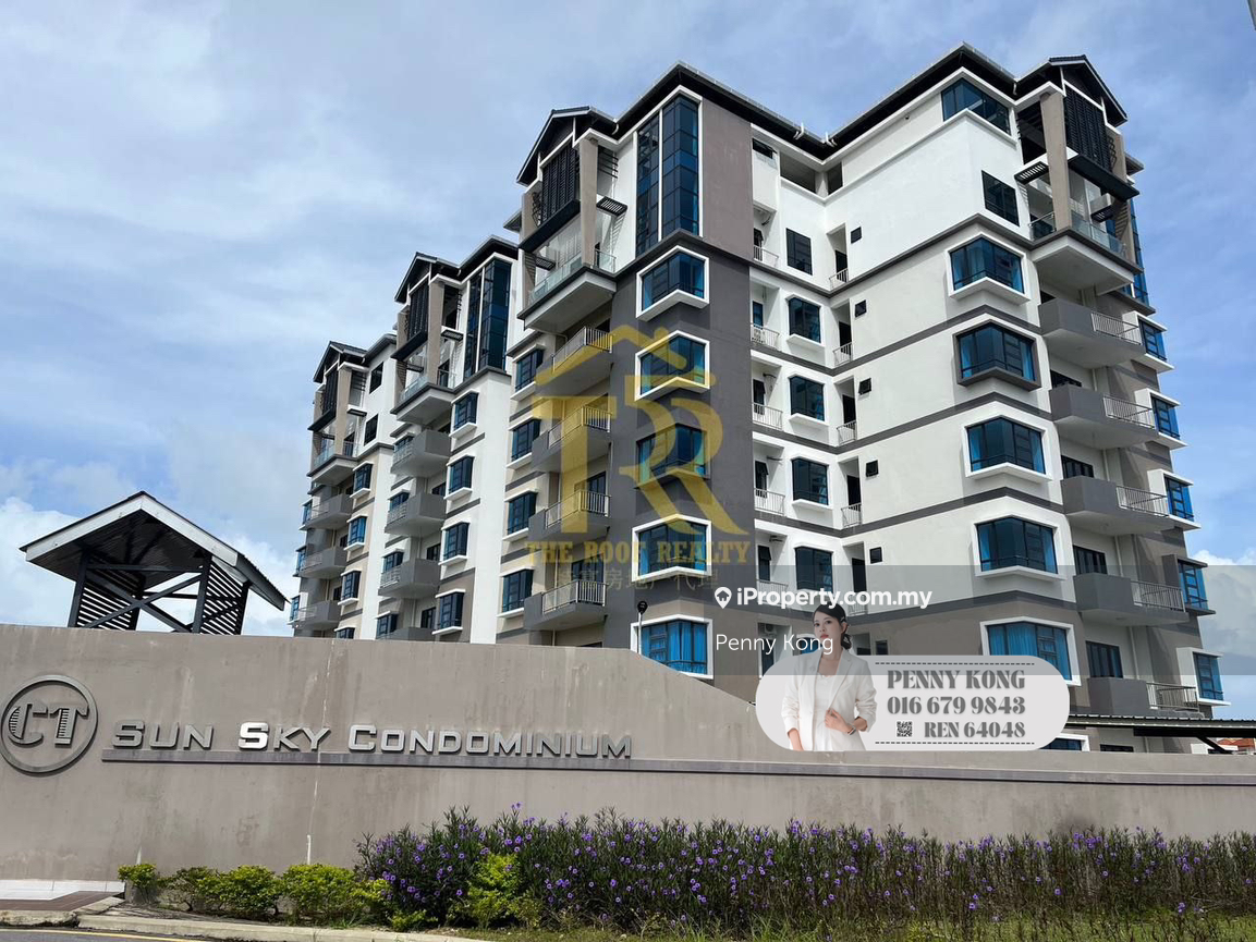Fully Furnished, 3 Bedrooms Unit at Sunsky Condominium Miri