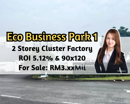 Eco Business Park 1, 2 Storey Cluster Factory 90x120, Corner ROI 5.12%