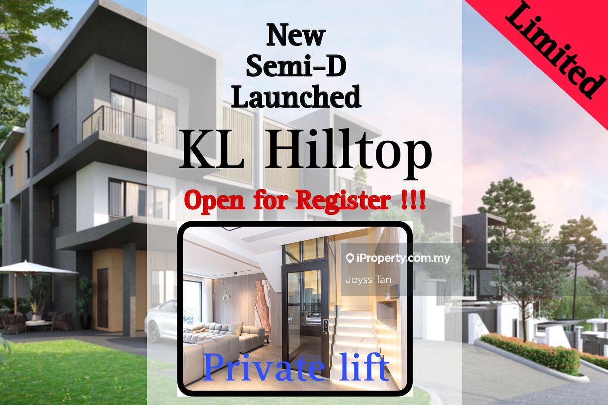 Early bird launched 3sty Semi-D KL Hilltop Bukit Wangsa