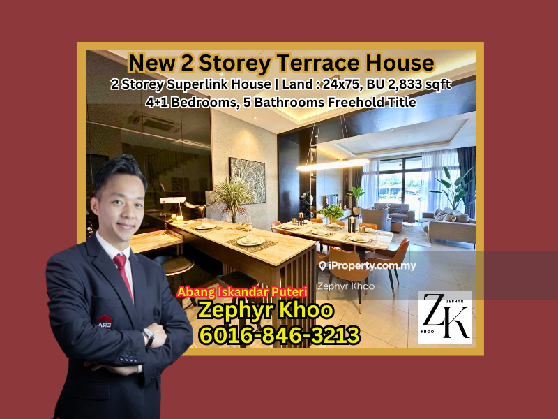 Iskandar Puteri Superlink House For Sale