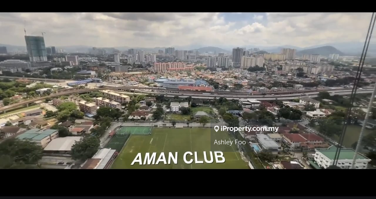 Actual view, highest floor