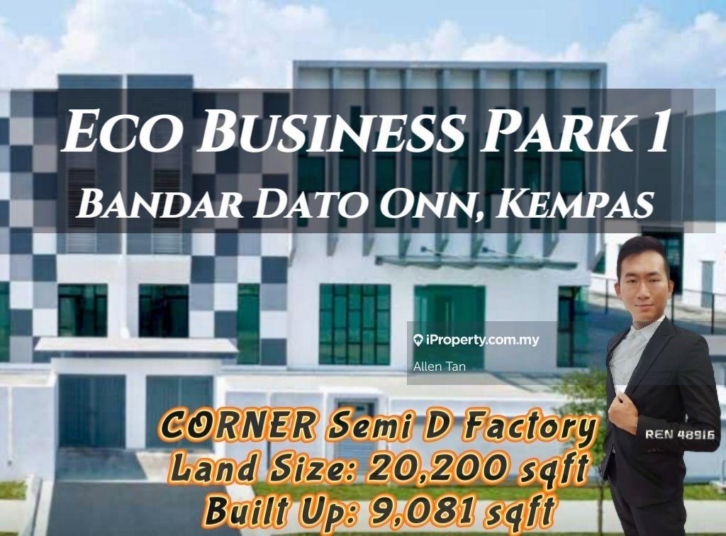 Eco Buiness Park 1 Corner Factory For Sale 