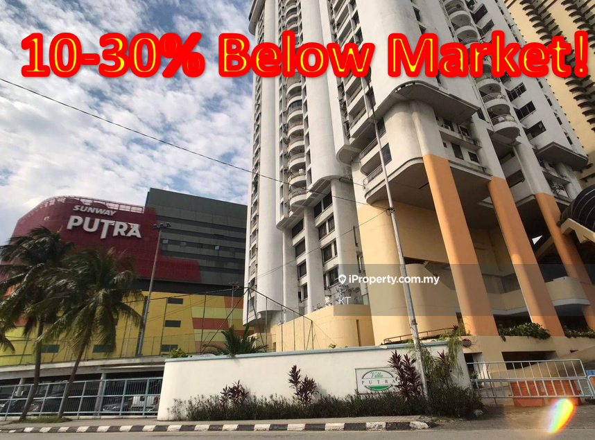 Below Market Value; High Floor Condominium End Unit @ Putra Court