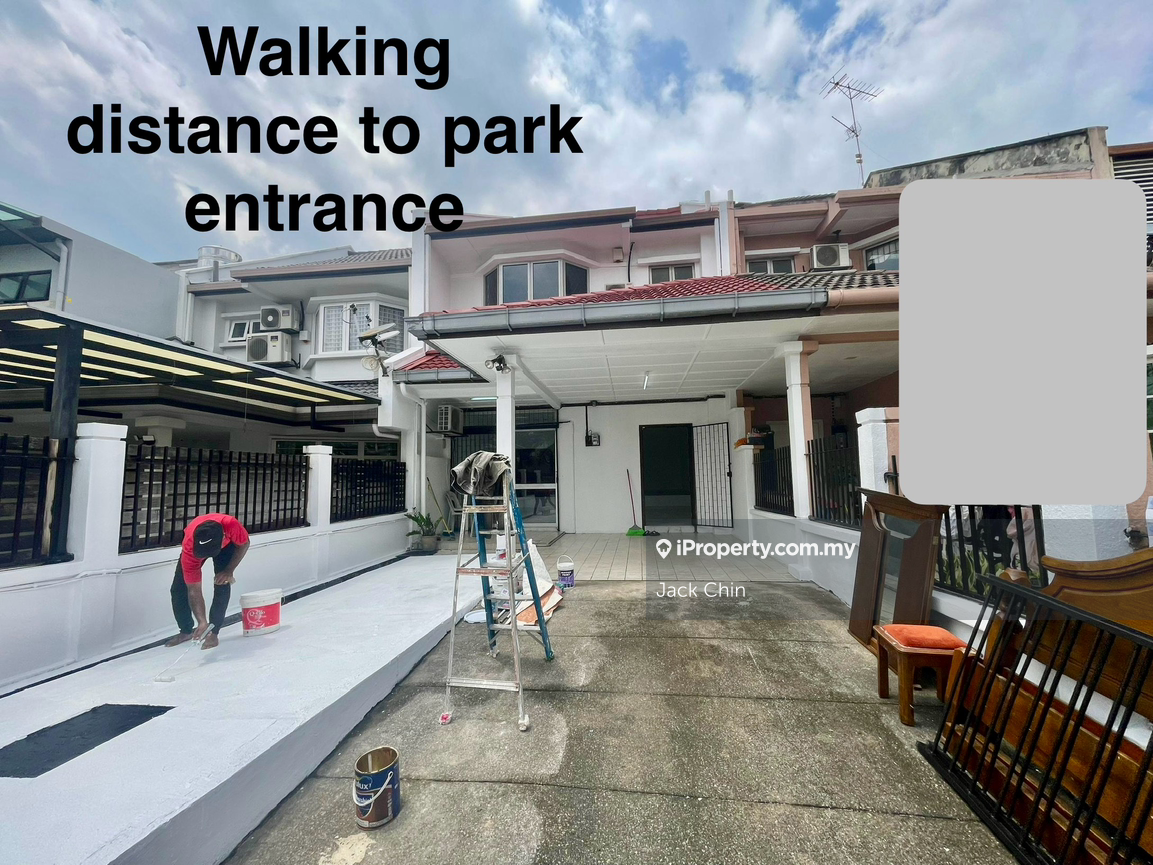Near to Park entrance and high on the hill