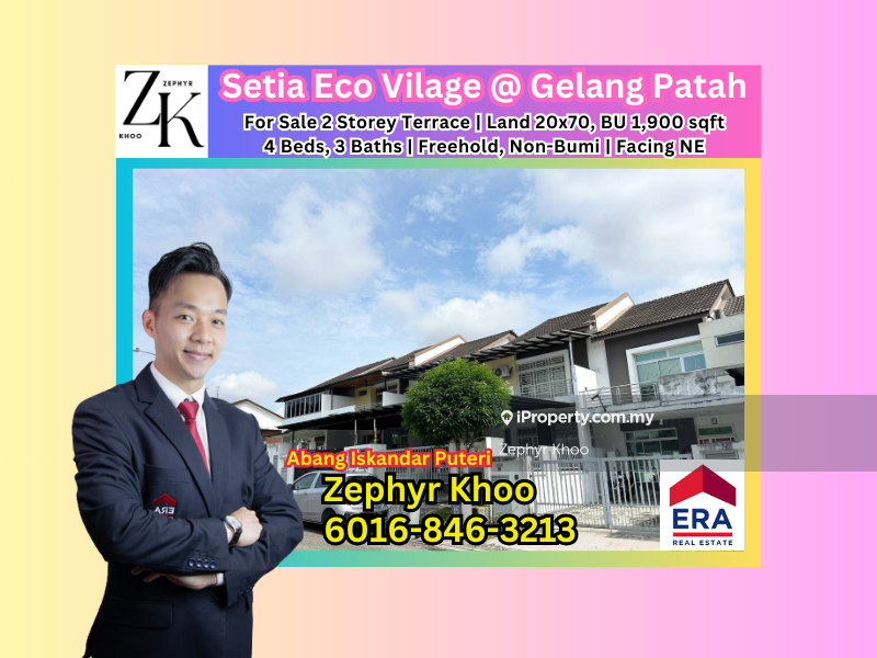 Setia Eco Vilage @ Gelang Patah 2 Storey Terrace House For Sale