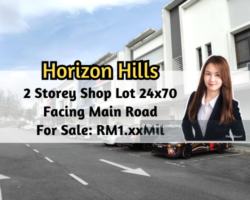 Horizon Hills, 2 Storey Shop Lot 24x70, Facing Main Road, Tenanted