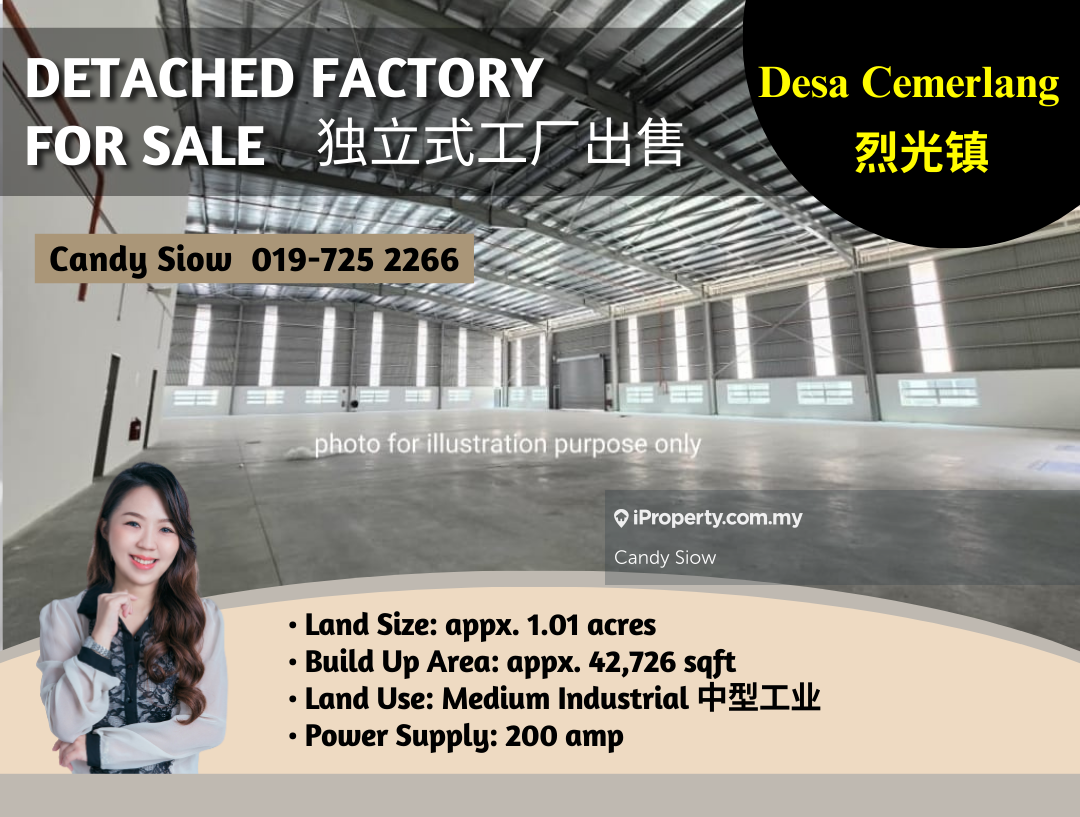 Desa Cemerlang 42k 200amp Detached Factory