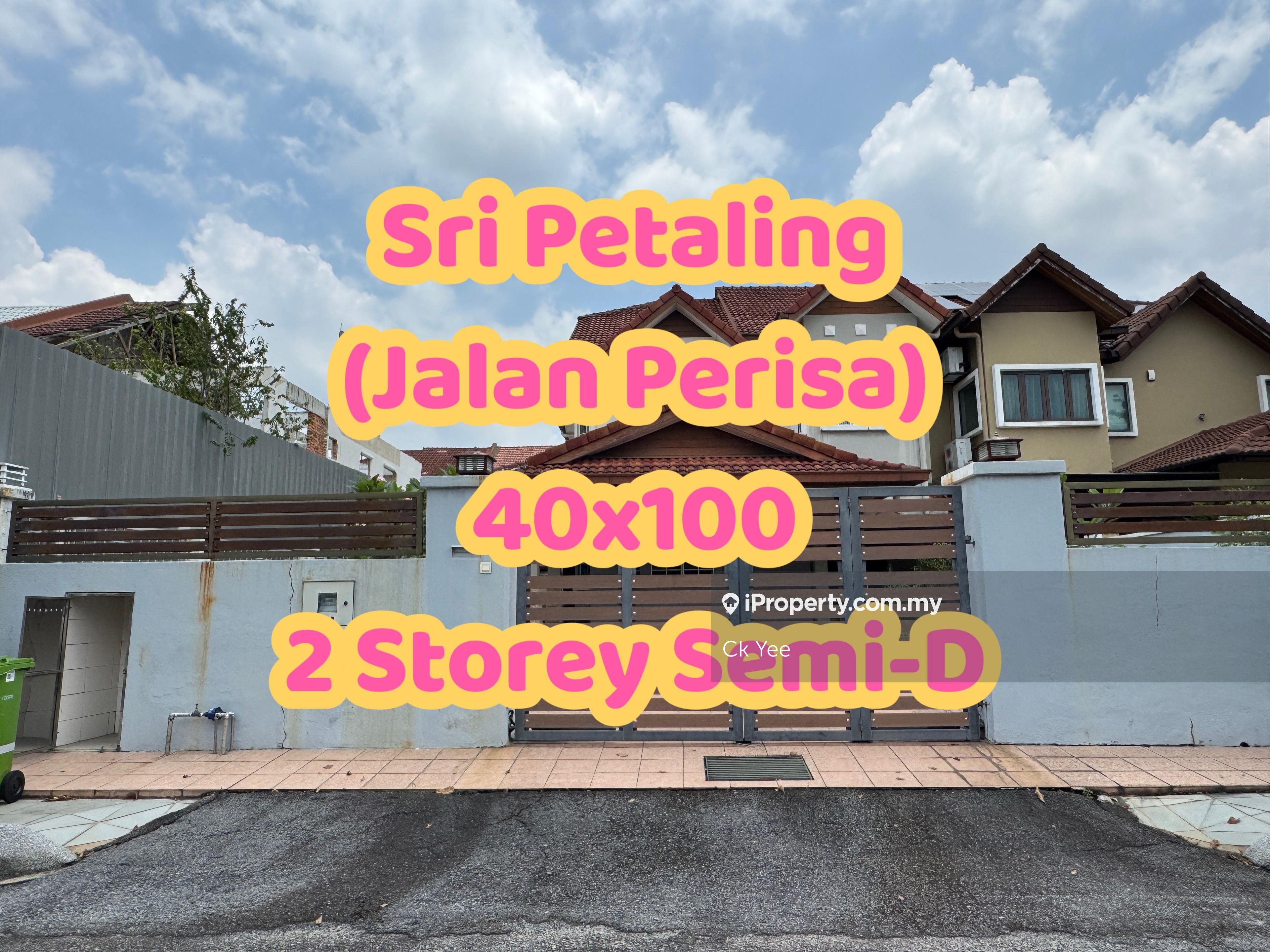 Zone P2,Jalan Perisa,Sri Petaling (40 x 100) 2 Storey Semi-D