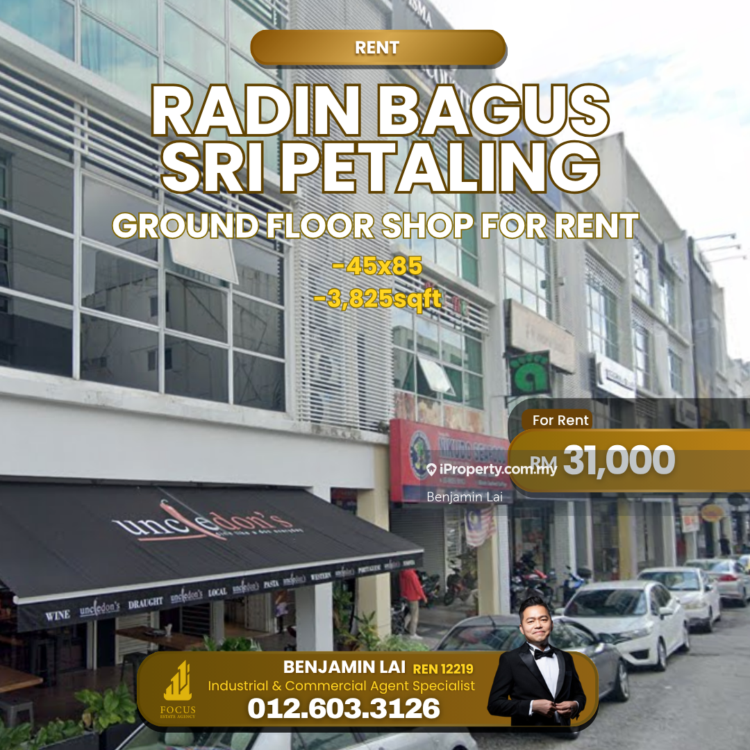 Sri Petaling Ground Floor Shop For Rent
