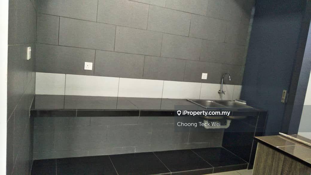 Semi furnished, facing pool view