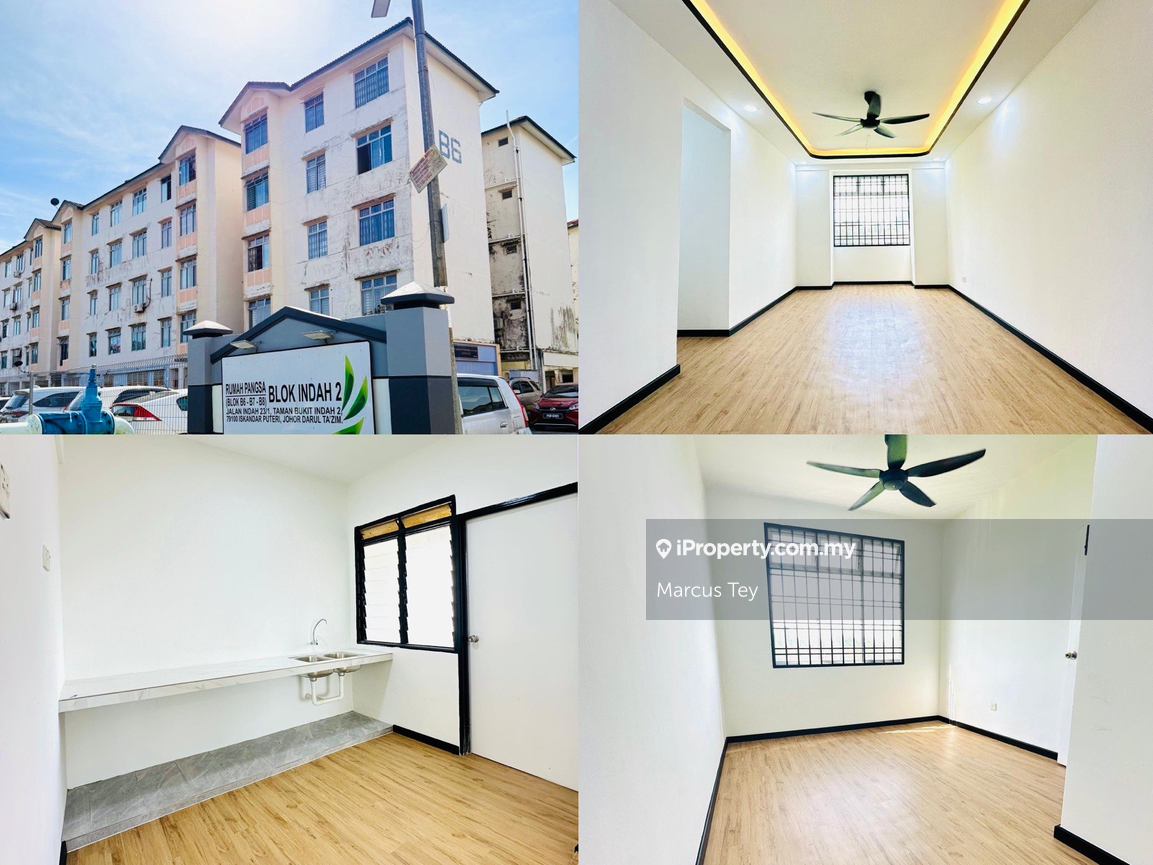 Medium Low Cost Flat/ Renovated/ Taman Bukit Indah 2 Johor Bahru