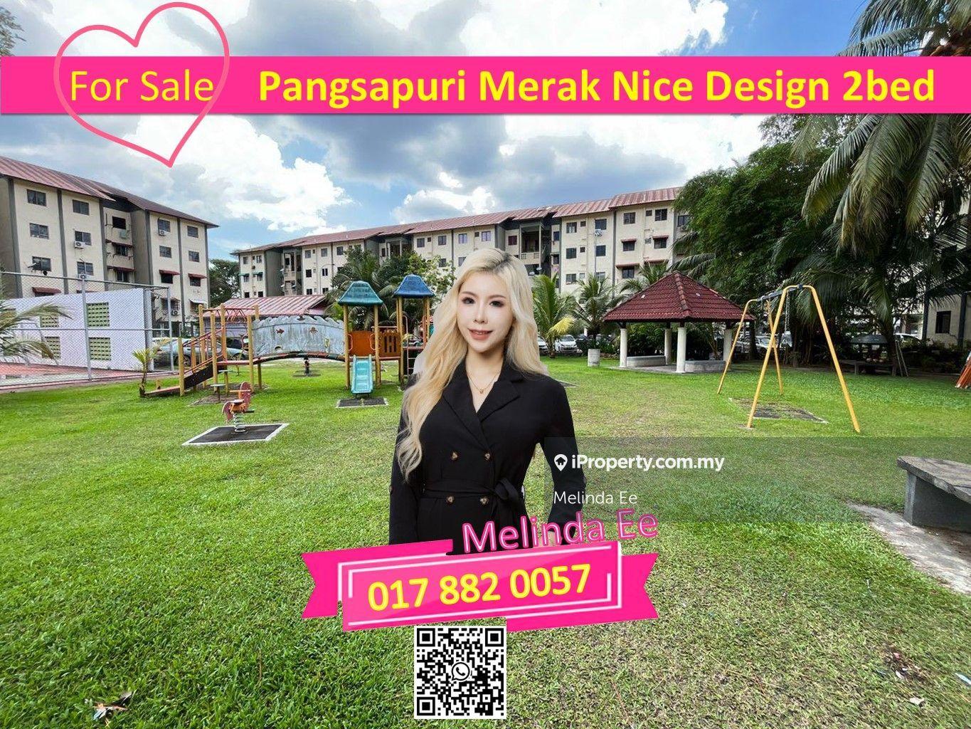 Kangkar Pulai Pangsapuri Merak Nice Design 2bed Rm500 Can Buy