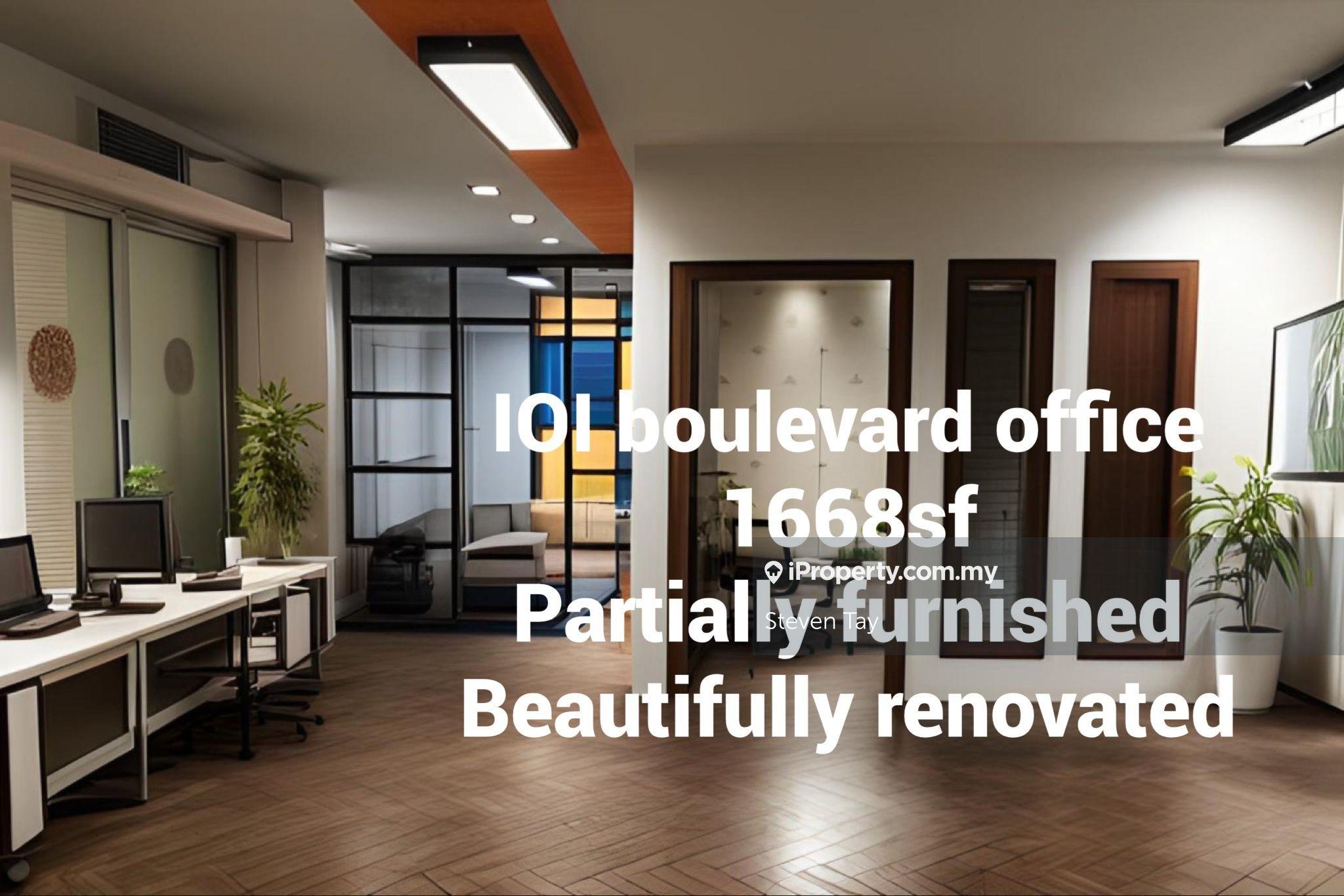 Ioi boulevard office for sale partially furnished