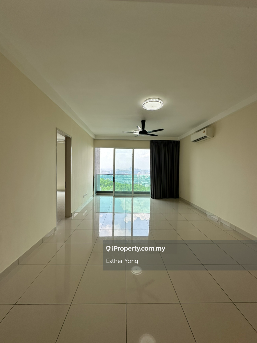 Partially  furnished corner unit is available for rent now !