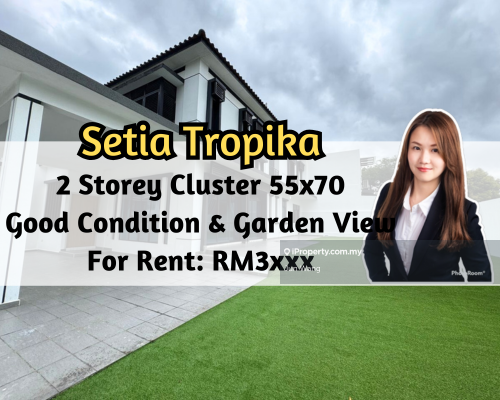 Setia Tropika, 2 Storey Cluster, Corner Lot, 55x70, Good Condition