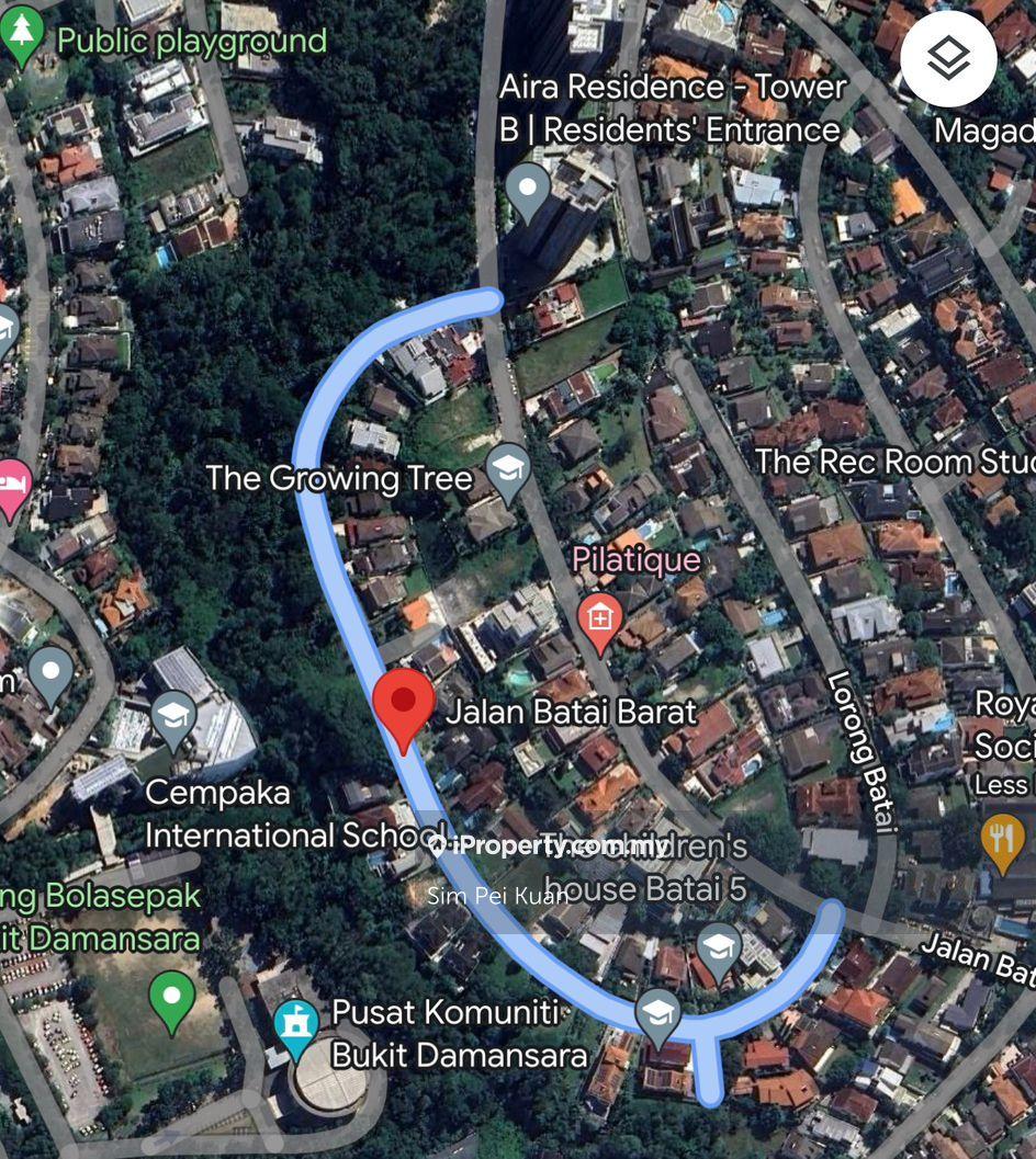 Bungalow land for sale at Jalan Batai Barat, Damansara Heights