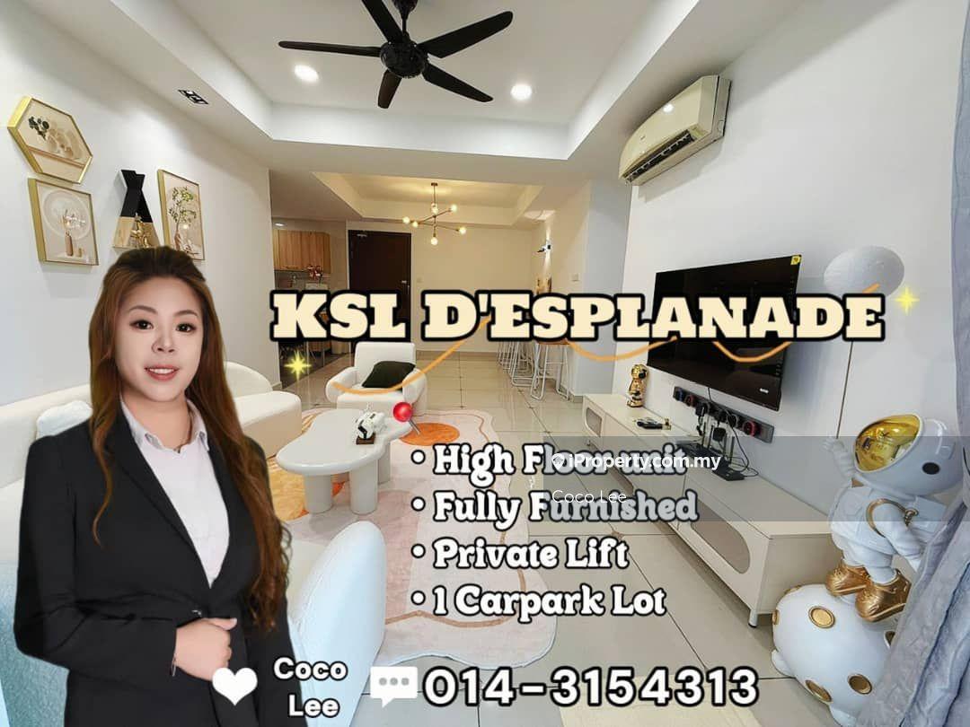 Ksl D Esplanade Residence @ High Floor with Private Lift unit