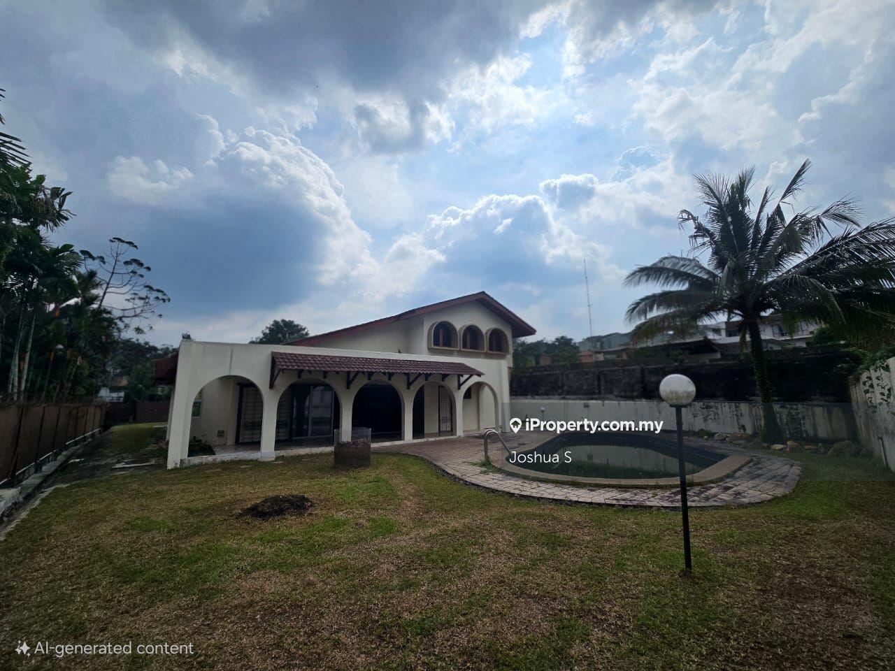 2 Storey Bungalow with flat land on guarded street @ Damansara Heights