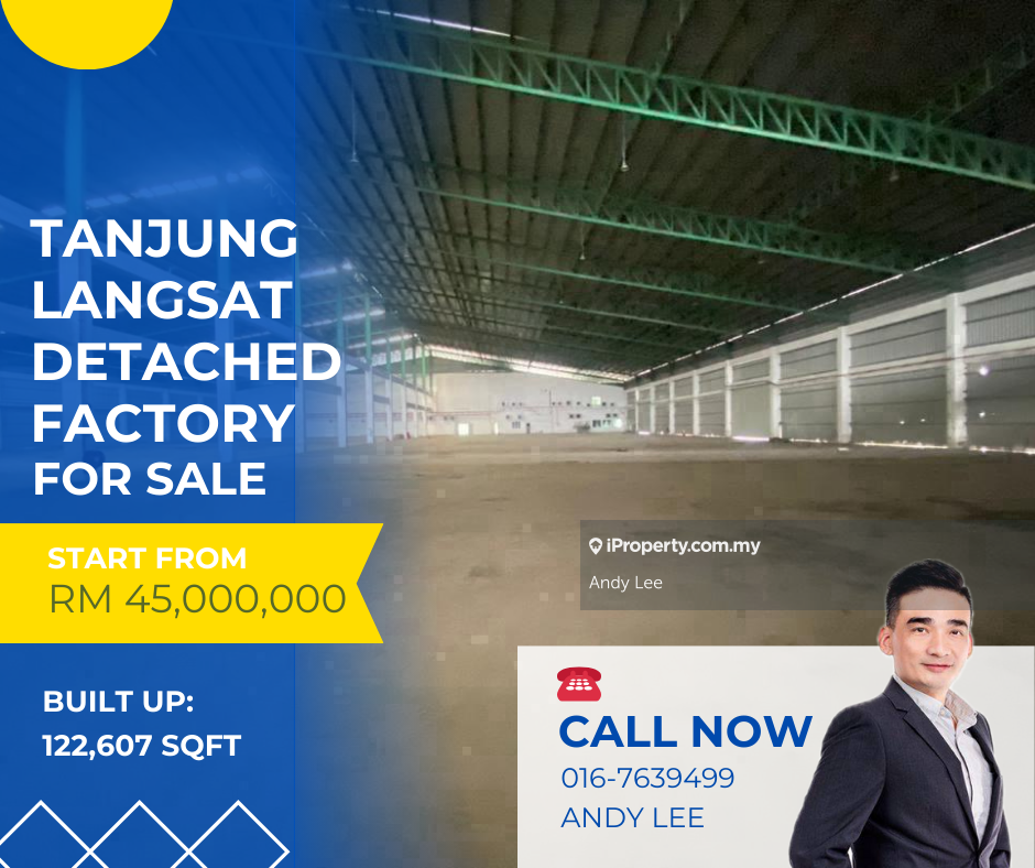 Tanjung Langsat Pasir Gudang Detached Factory for Sale