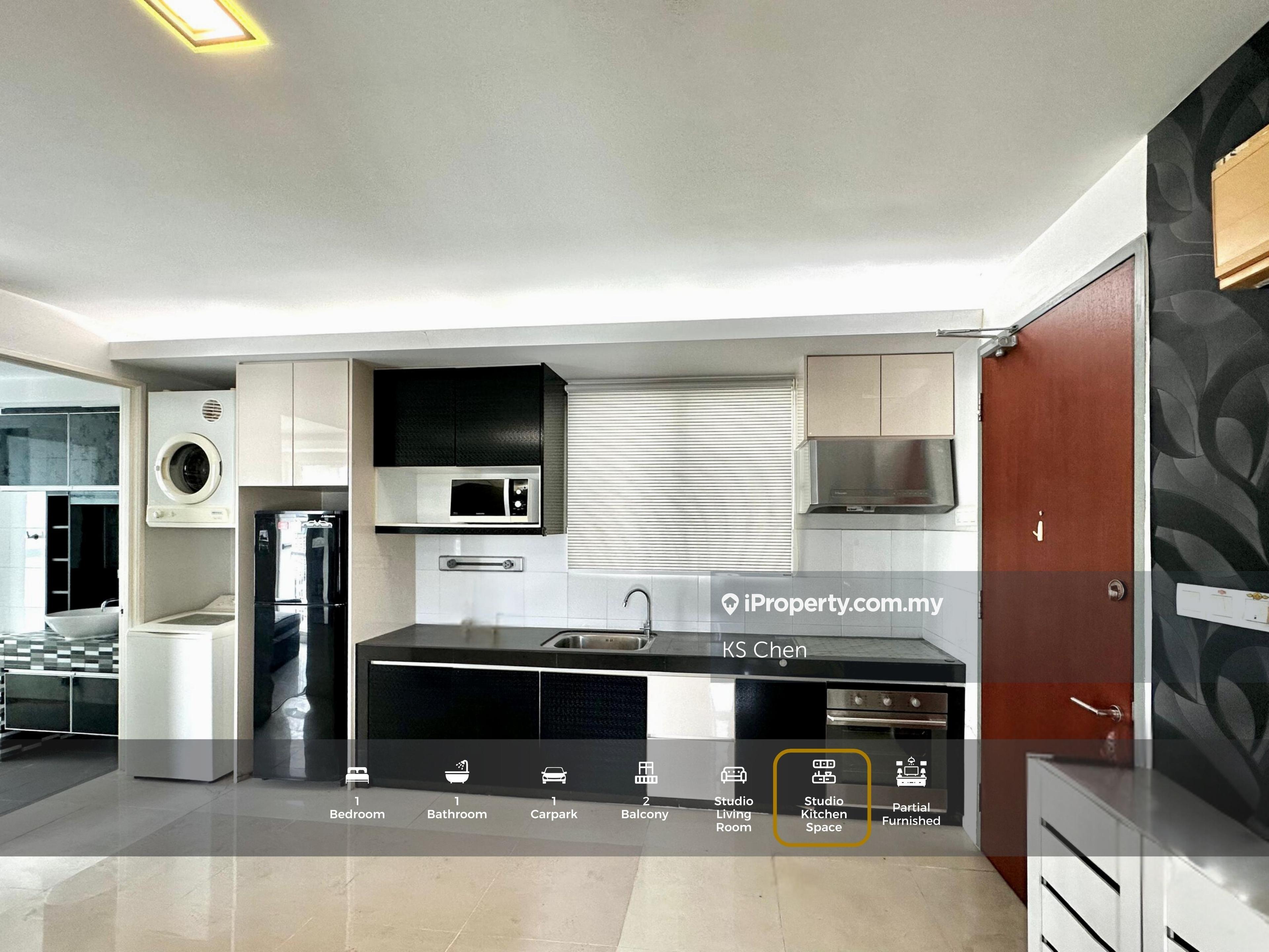 Fully Furnished Corner Studio Unit: Sunset View of Damansara Perdana