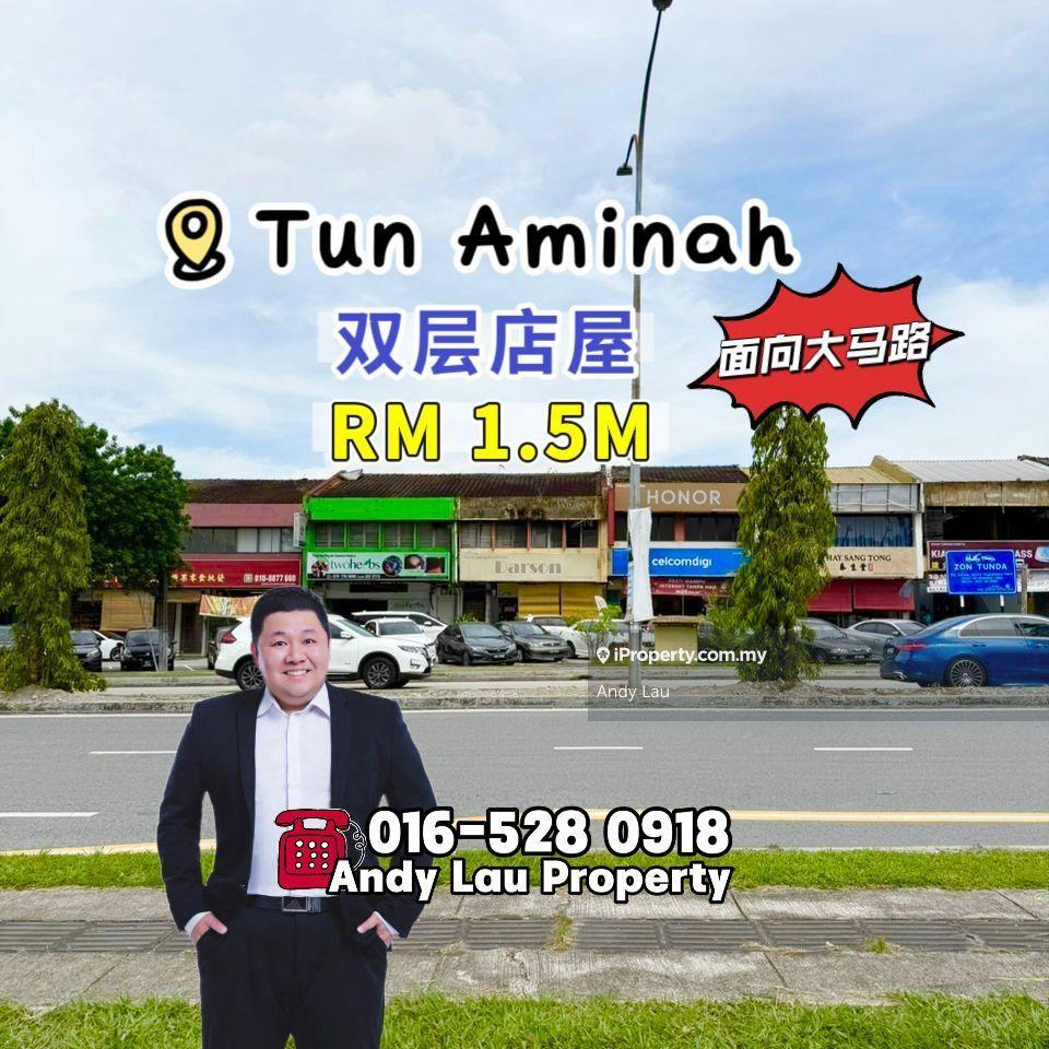 Jalan Perwira @ Tun Aminah 2 Storey Shoplot Facing Main Road
