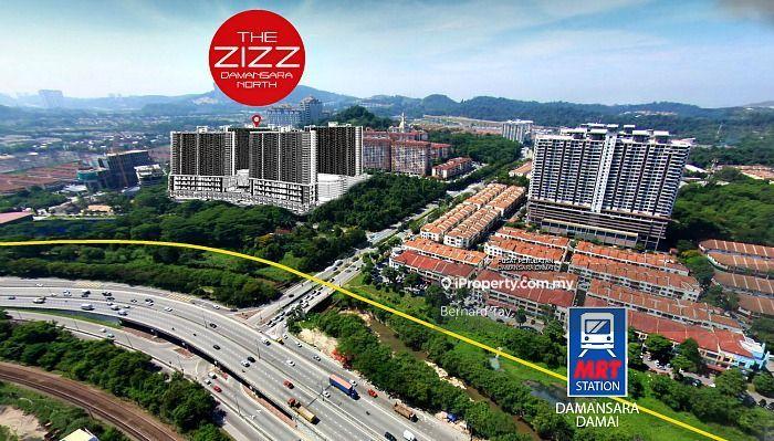 Fully Furnished 3 Rooms Condo MRT The Zizz Damansara Damai For Sale