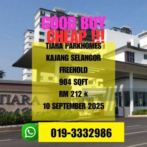Bank Lelong Freehold Tiara Parkhomes Kajang Selangor
