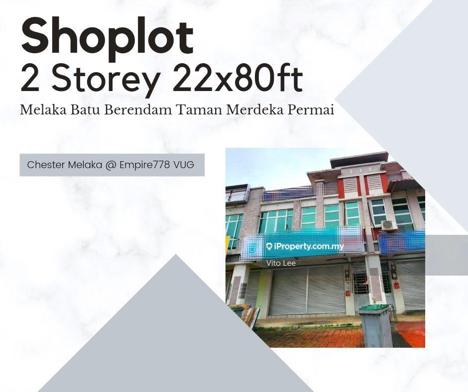 Vito Melaka Batu Berendam Taman Merdeka Permai 2 Storey Shop Office