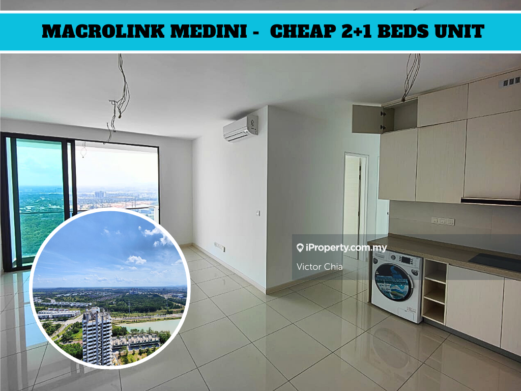 Cheap Macrolink 3 Beds Foreigner Can Buy Only Rm513k