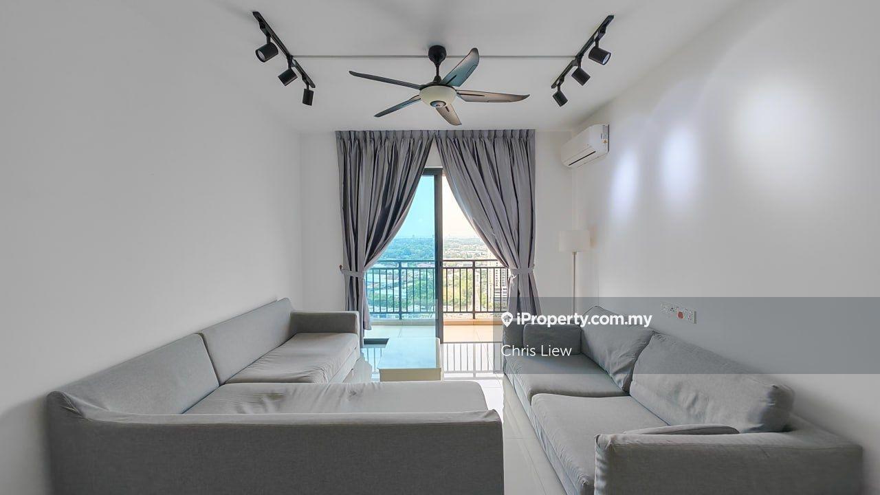 Central Park @ Tampoi well kept high floor unit, unblock view