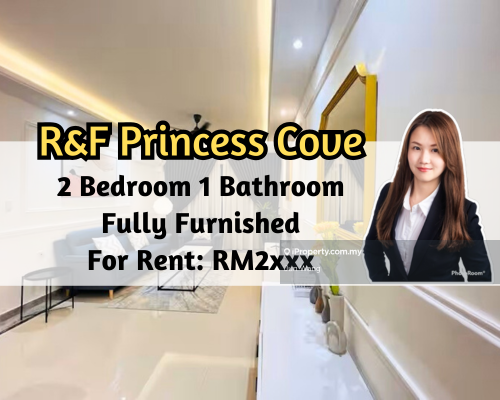 R&F Princess Cove, 2 Bedroom 1 Bathroom, Fully Furnished, High Floor