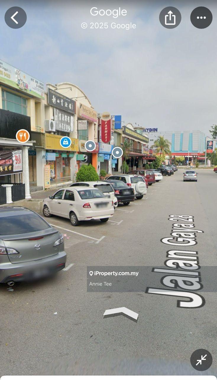 Taman Gaya/ 2 Storey Shoplot/ Facing Main Road
