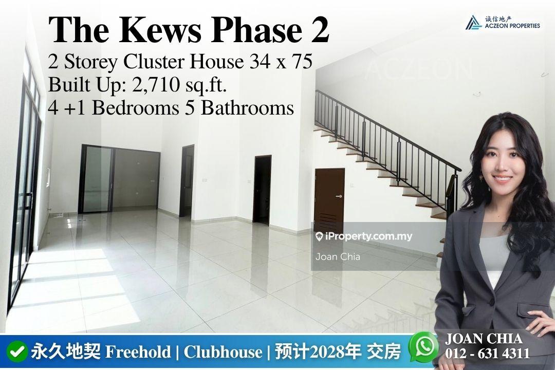 The Kews by Senibong, 2 Storey Cluster House 34x75 with 10ft Garden.