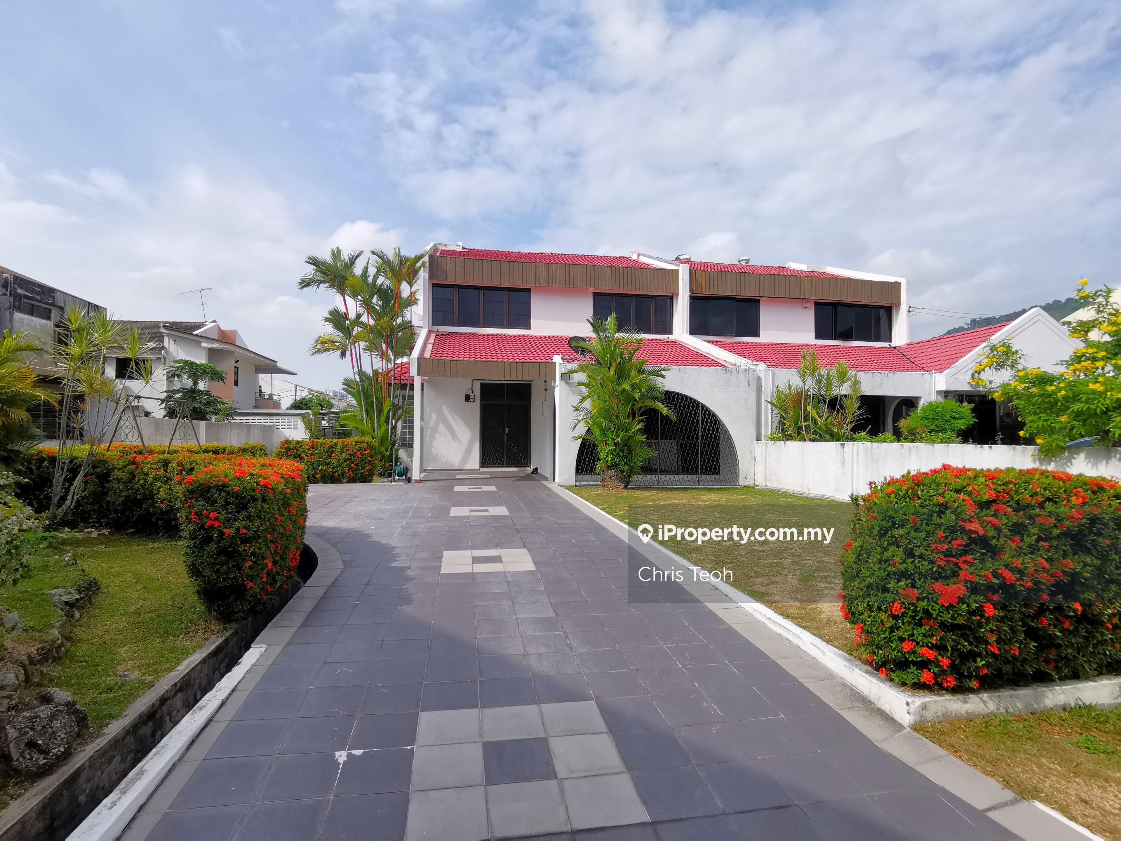 Renovated, furnished, concrete flooring & with big garden/compound!