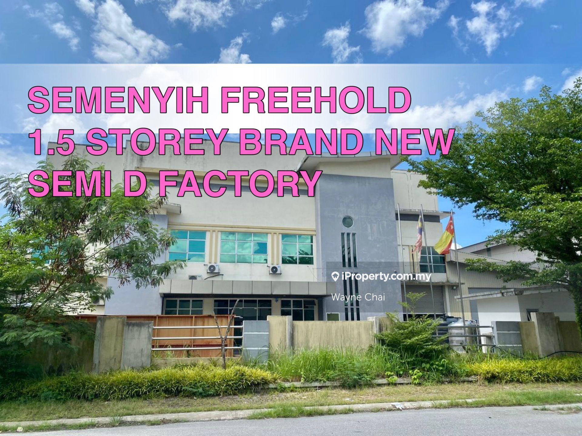 Freehold 1.5 Sty Semi Detached Factory Semenyih Hitech Sungai Lalang