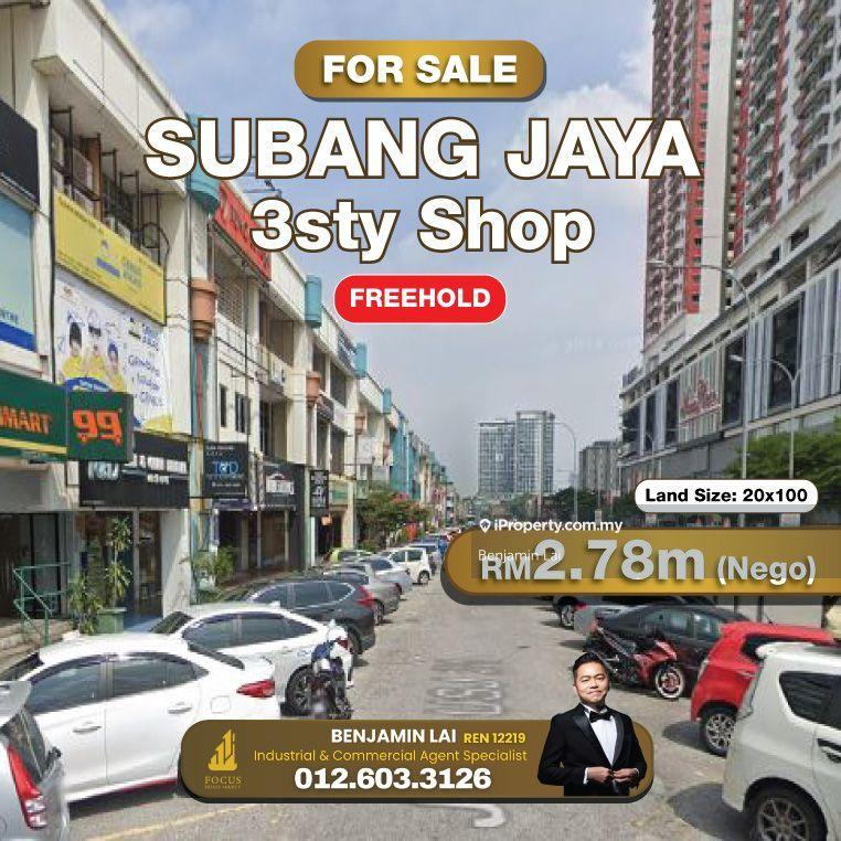 3sty Shop for Sale @ Subang Jaya