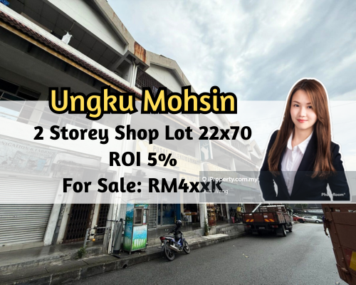 Kampung Ungku Mohsin, 2 Storey Shop Lot, 22x70, ROI 5%, Tenanted