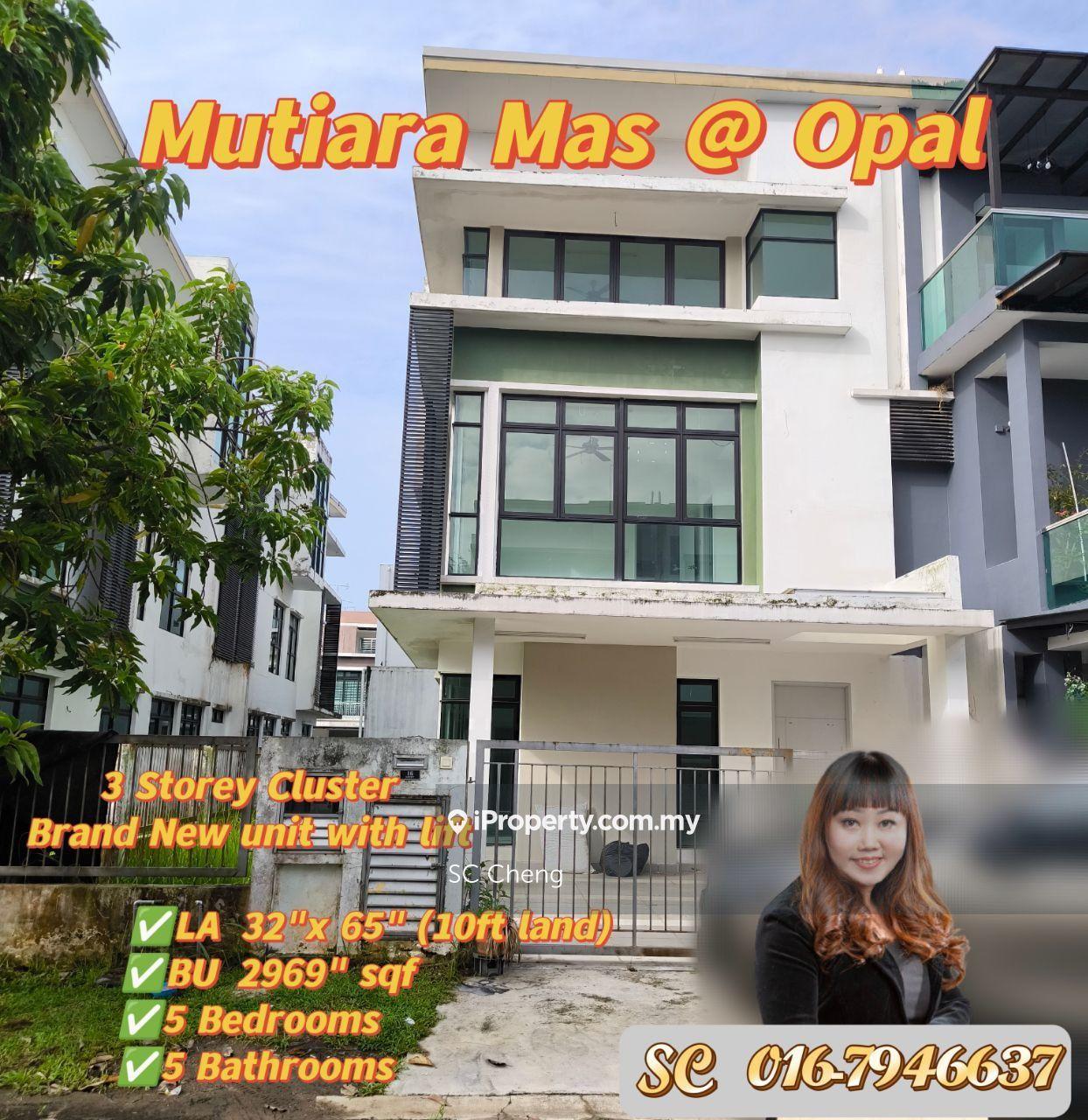 3 Storey Cluster House @ Opal Mutiara Mas