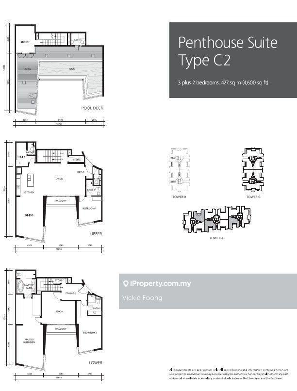 St Mary Residences Triplex Penthouse For Sale