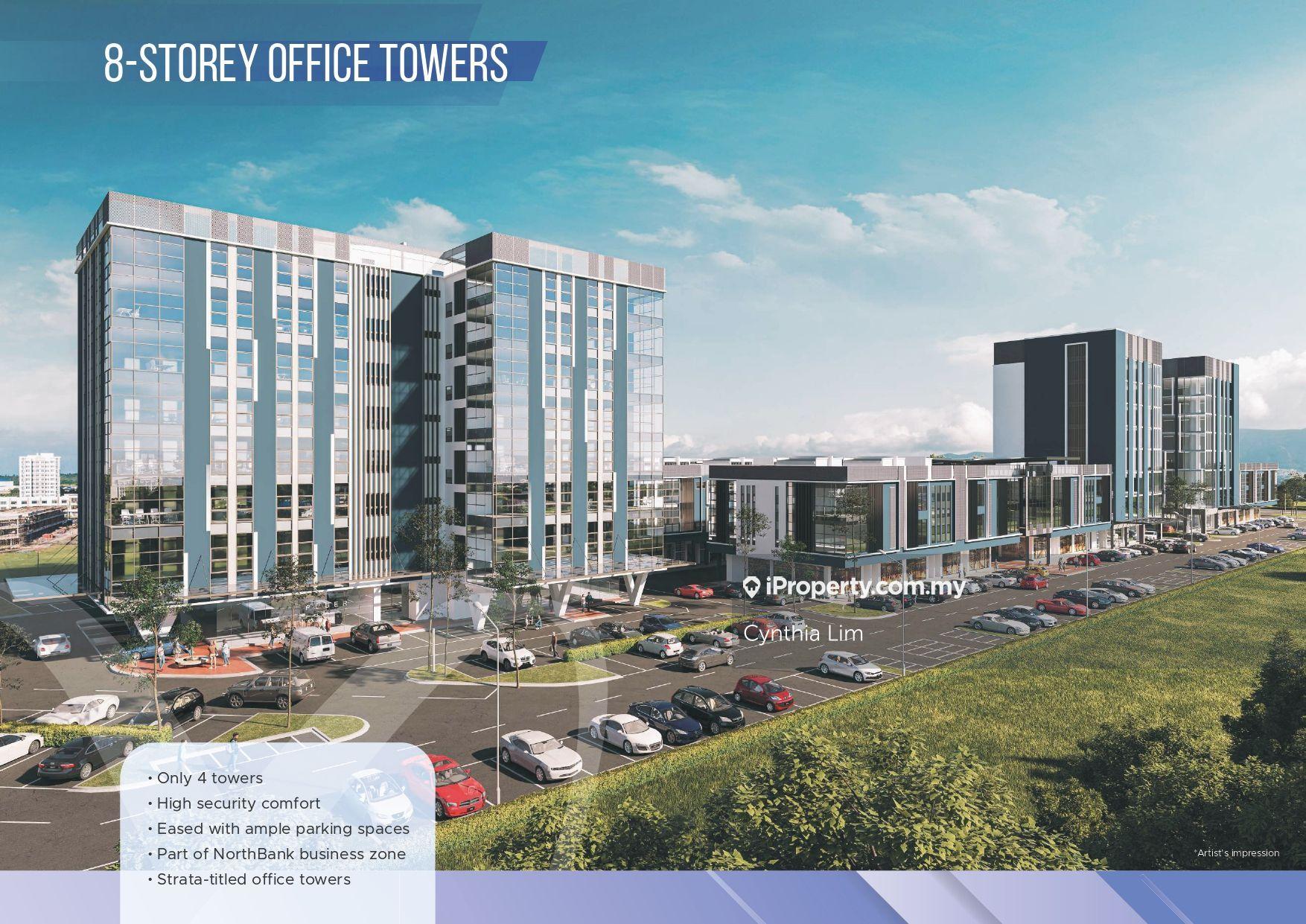 Strata Titled Office @ 8 Storey Office Towers At The Northbank