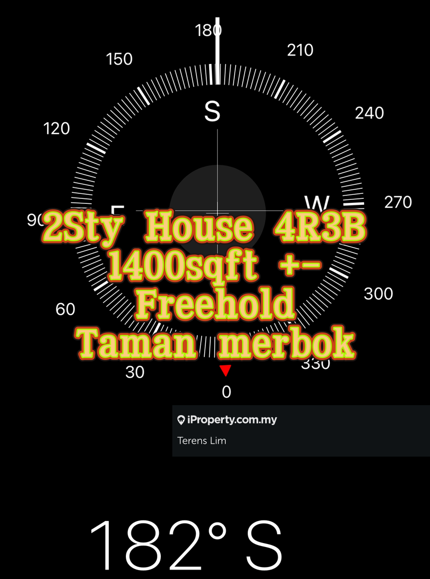 Taman Merbok 2-Storey Freehold, Fully Furnished,  Bukit Baru Melaka